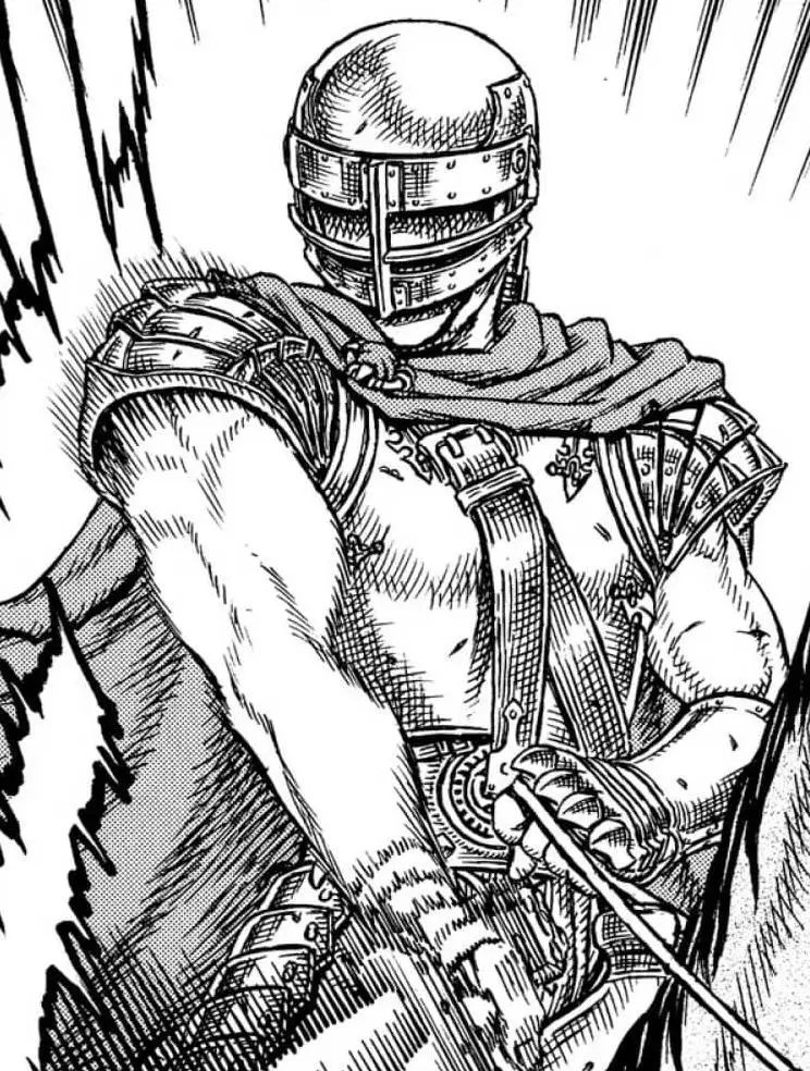 Обновленное снаряжение Гатса в Отряде Сокола