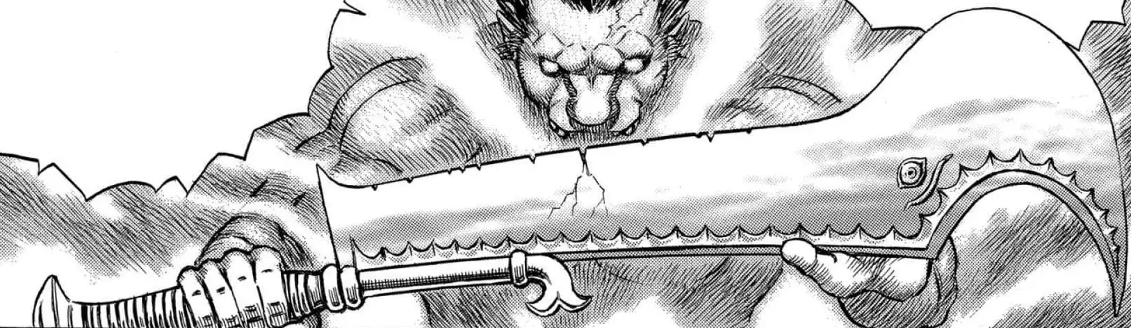 Меч Зодда в бою с Гатсом на Холме Мечей